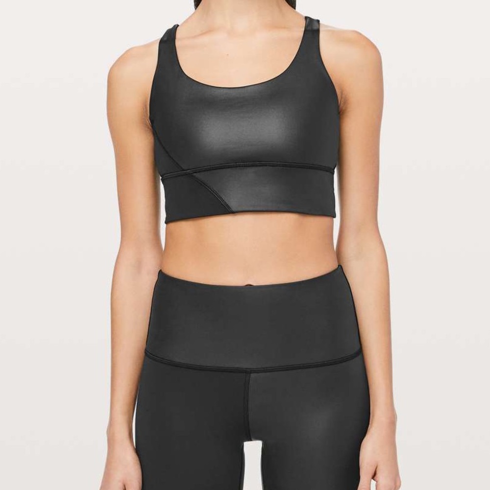 Lululemon Energy Bra Long Line *Special Edition* Black 10